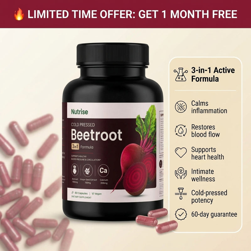 Beetroot Circulation+ (3-in-1 Formula)