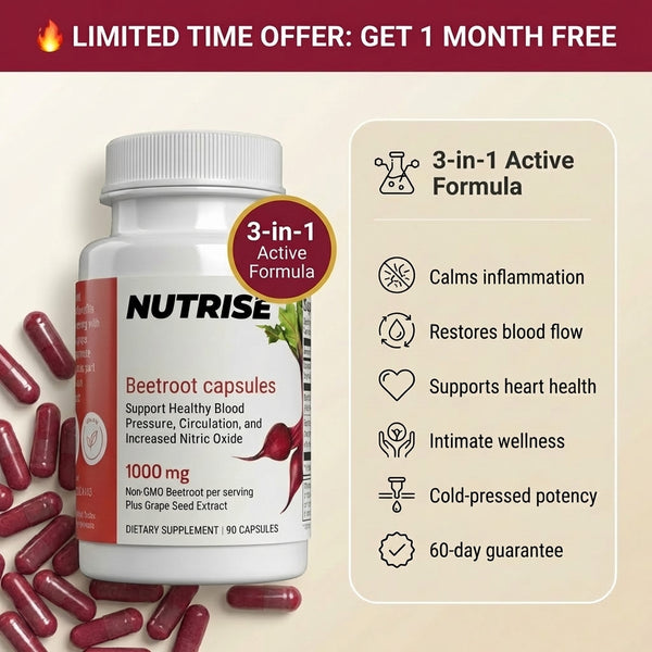 Nutrise Beetroot Circulation+ (3-in-1 Formula)