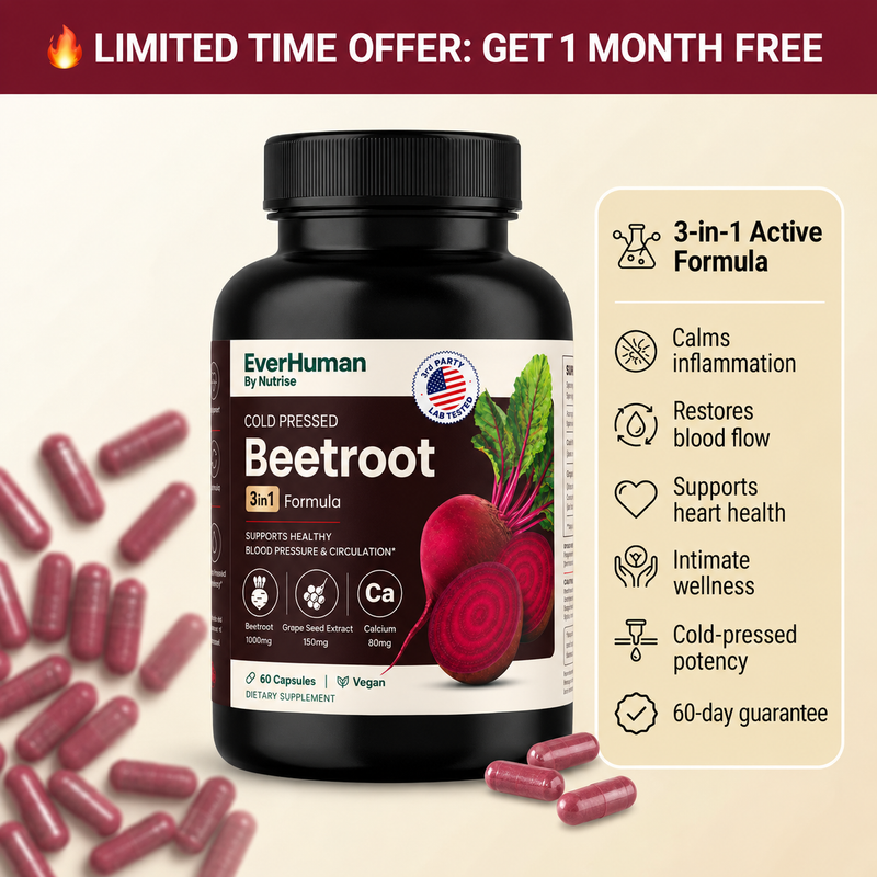 EverHuman Beetroot Circulation+ (3-in-1 Formula)